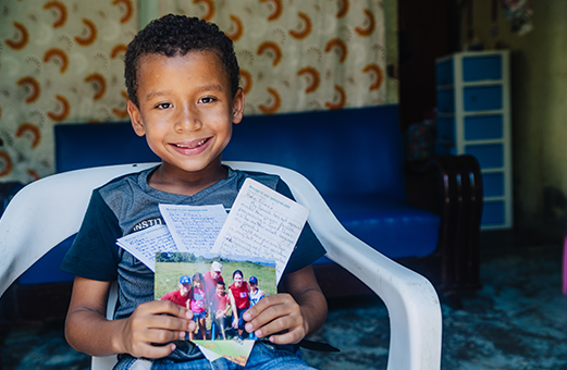 Letters from Elians sponsors small