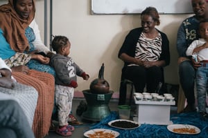 Getenesh Temesgen and moms group