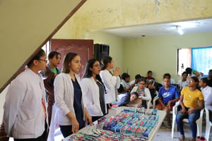 Students imparting the workshop