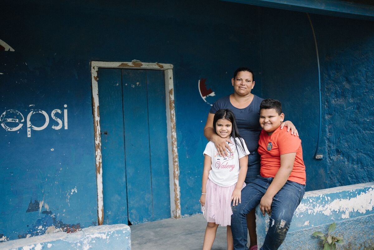 Jose Fabian Family front of house