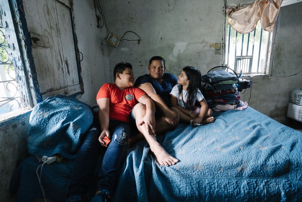 Jose Fabian with his family
