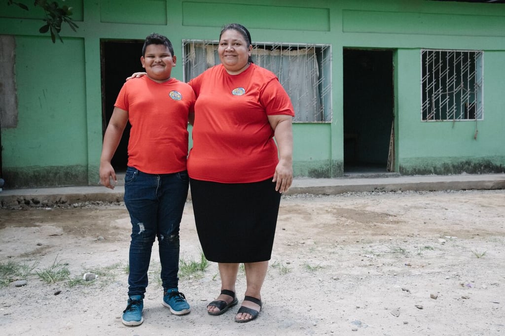 Jose with mom