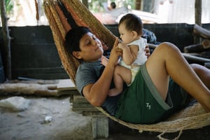 Carlos and baby
