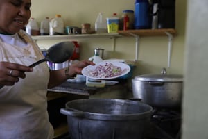 Ramona cooking
