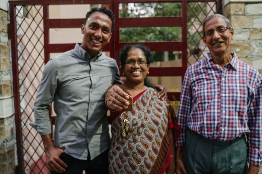 Sandeep parents key to house