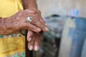 Grandma hands