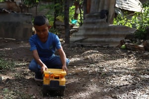 Hector playing