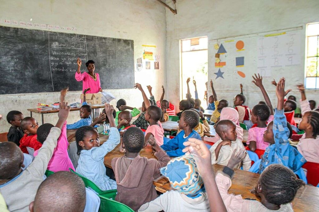 Esther in the classroom