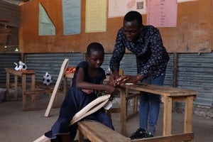 Kids with skills trainer