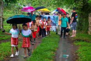 Blessed Kids Hope Center in the Dumagat tribe led sponsors