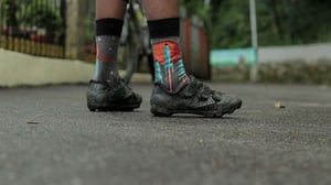 Satyadeeps bike shoes
