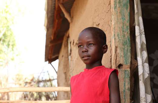 Turkana hope for a bright future for a young boy