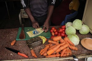 Veggies for pilau