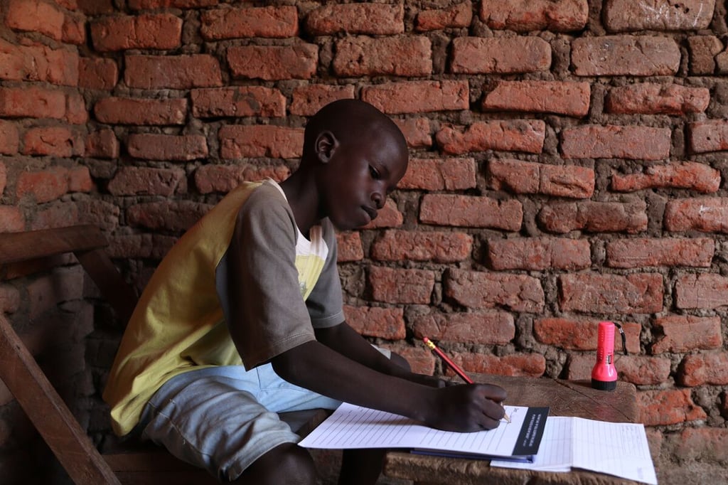 Mankati at desk