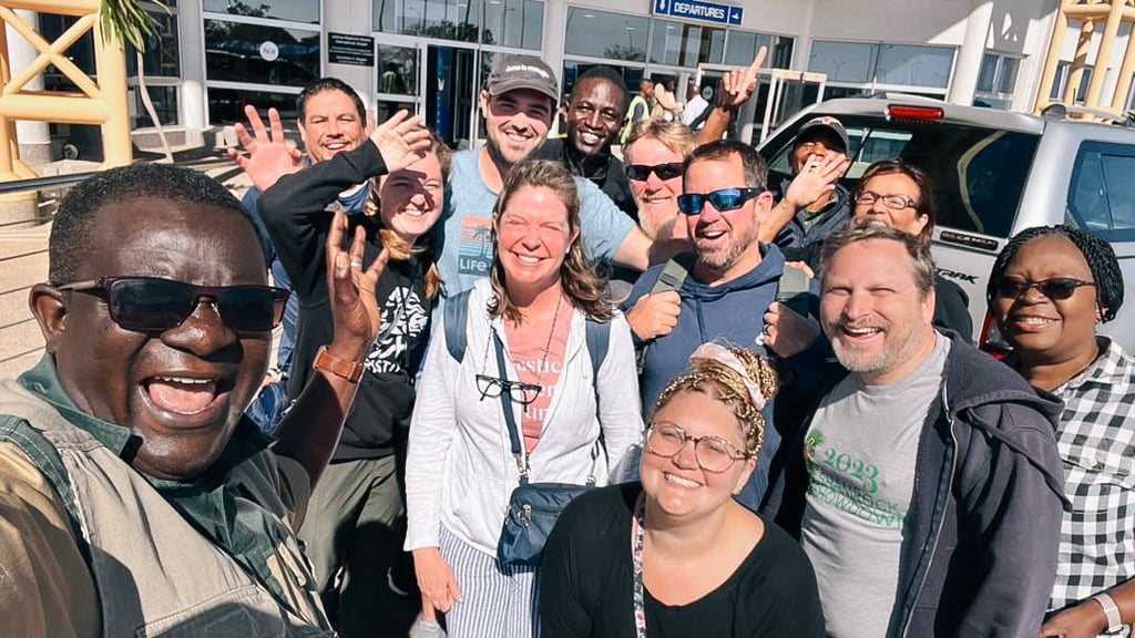 Bridge of Life group headed home