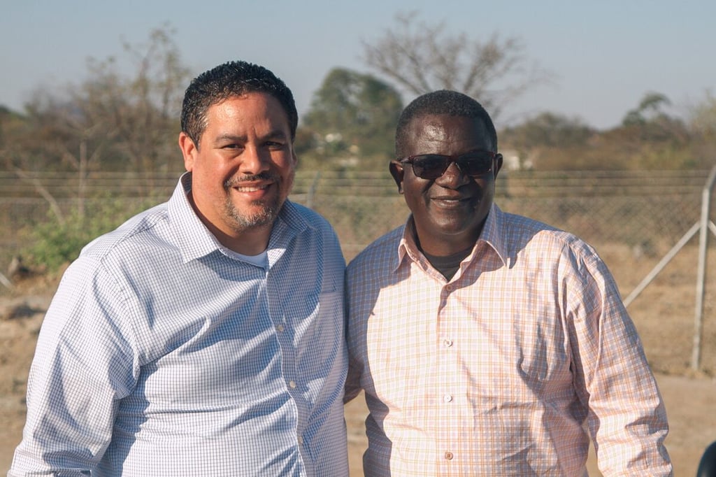 Pastor Eliut left and Pastor Dixon right