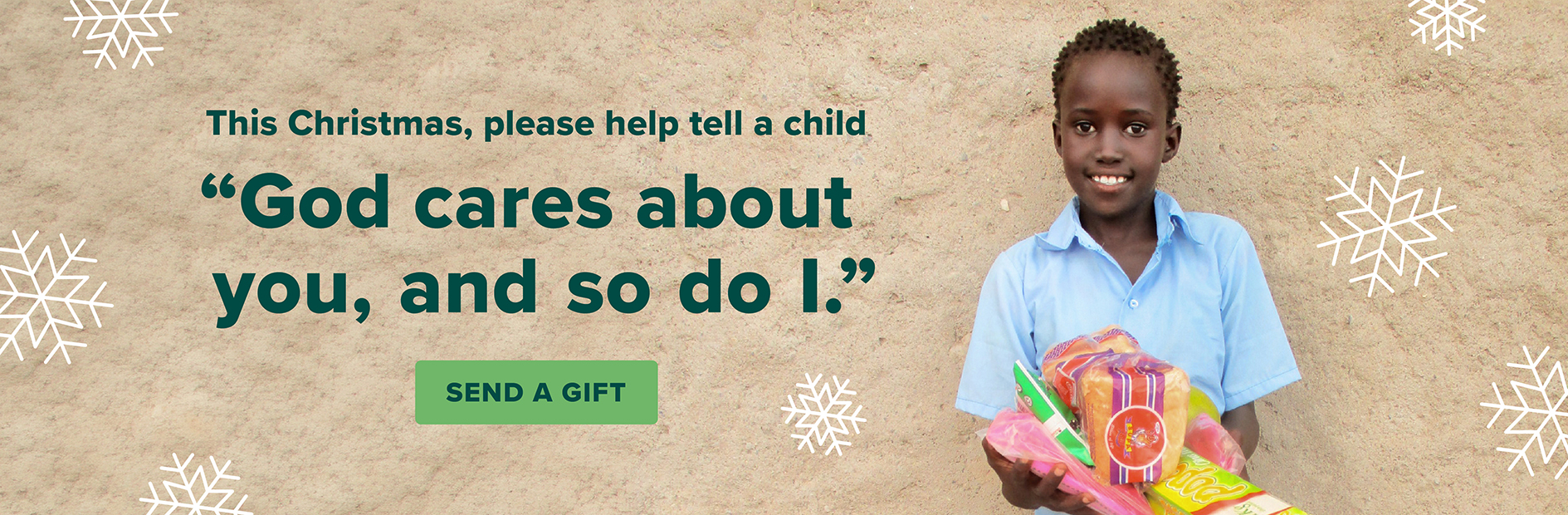 Give a Christmas gift to a child in poverty